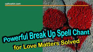 A break up spells